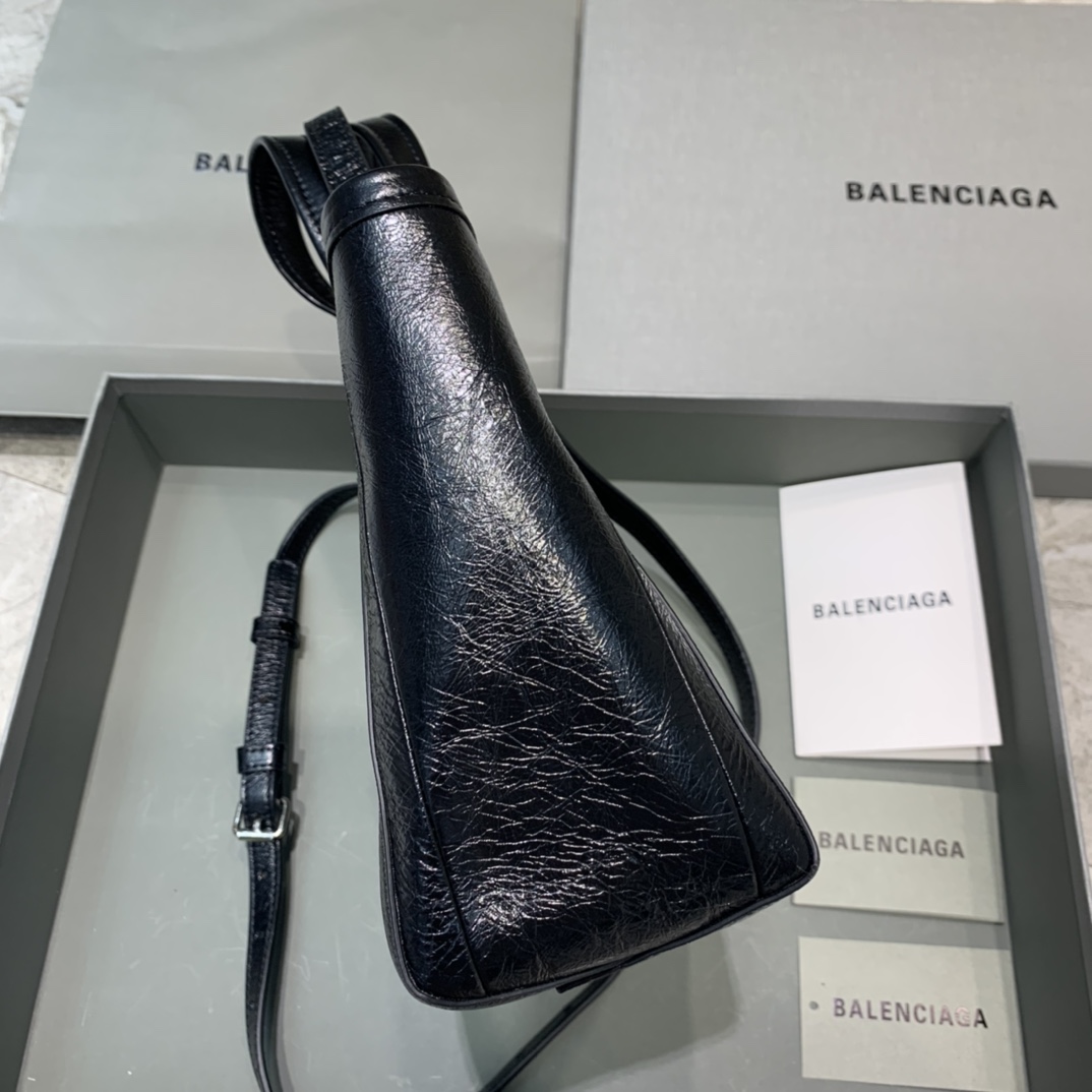 Balenciaga Tote Handbag Shopping Bag Black